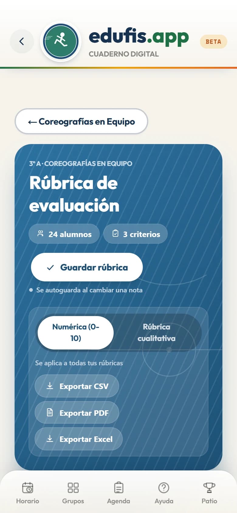 Rúbrica de evaluación de una situación de aprendizaje